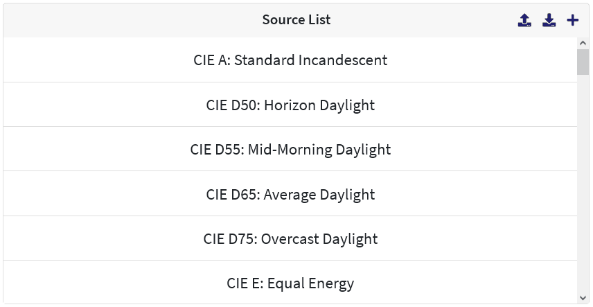 source list