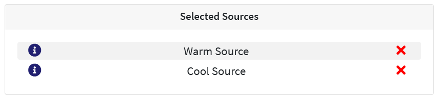 uploaded sources added to selected sources panel
